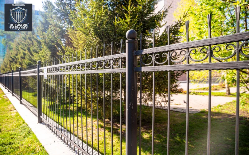 Metal Fence Installation- Madison Bulwark Fencing Pros